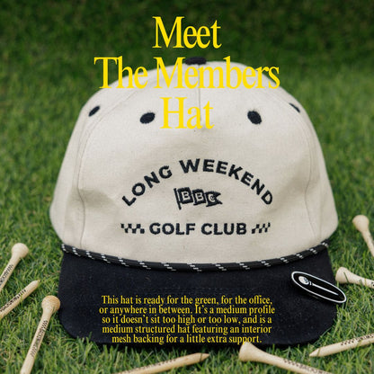 Long Weekend Golf Club Members Hat