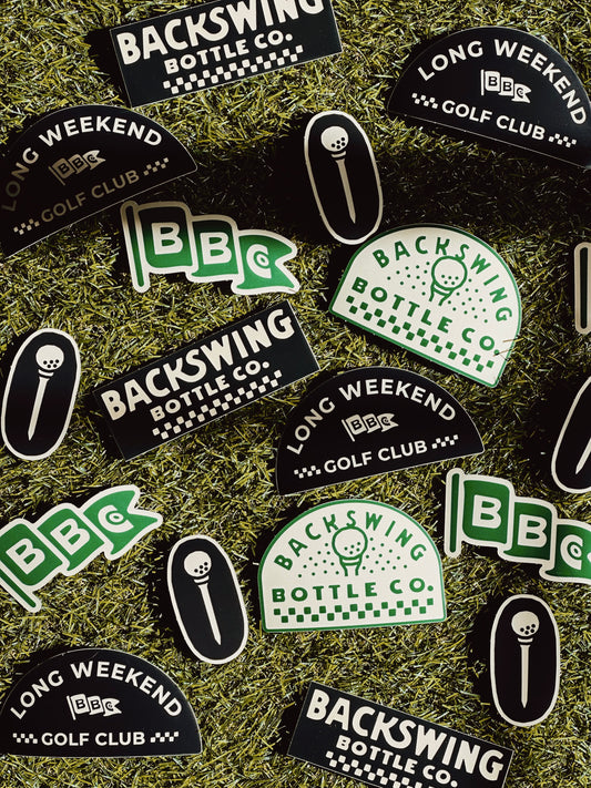 Backswing Bottle Co. Sticker Pack